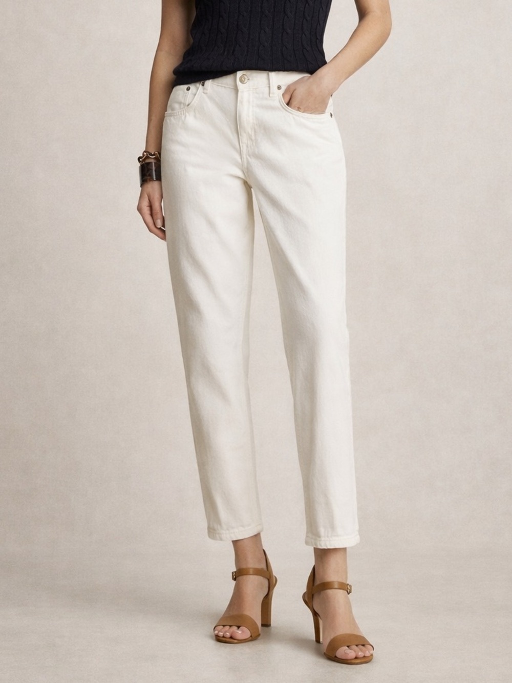 Lauren Ralph Lauren Relaxed Tapered Jean Size 18